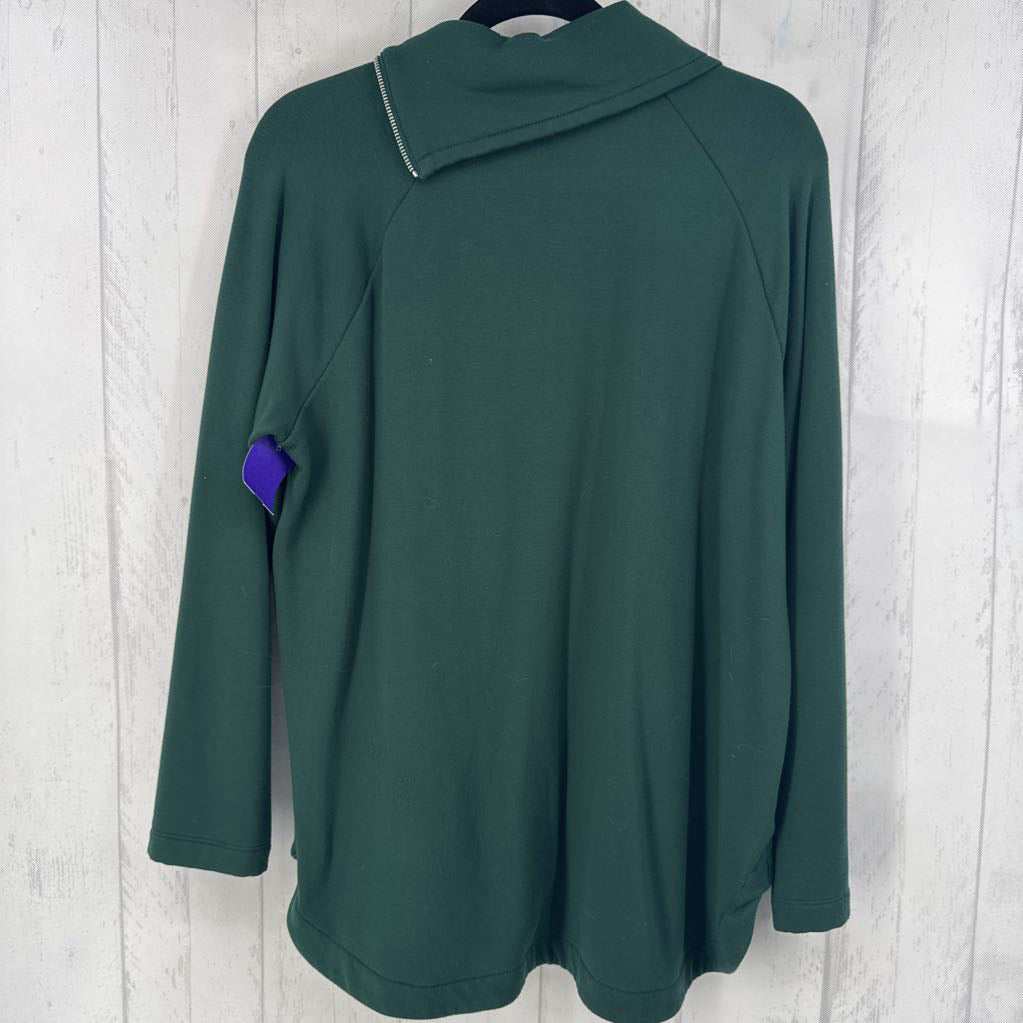 M zipper l/s sweatshirt