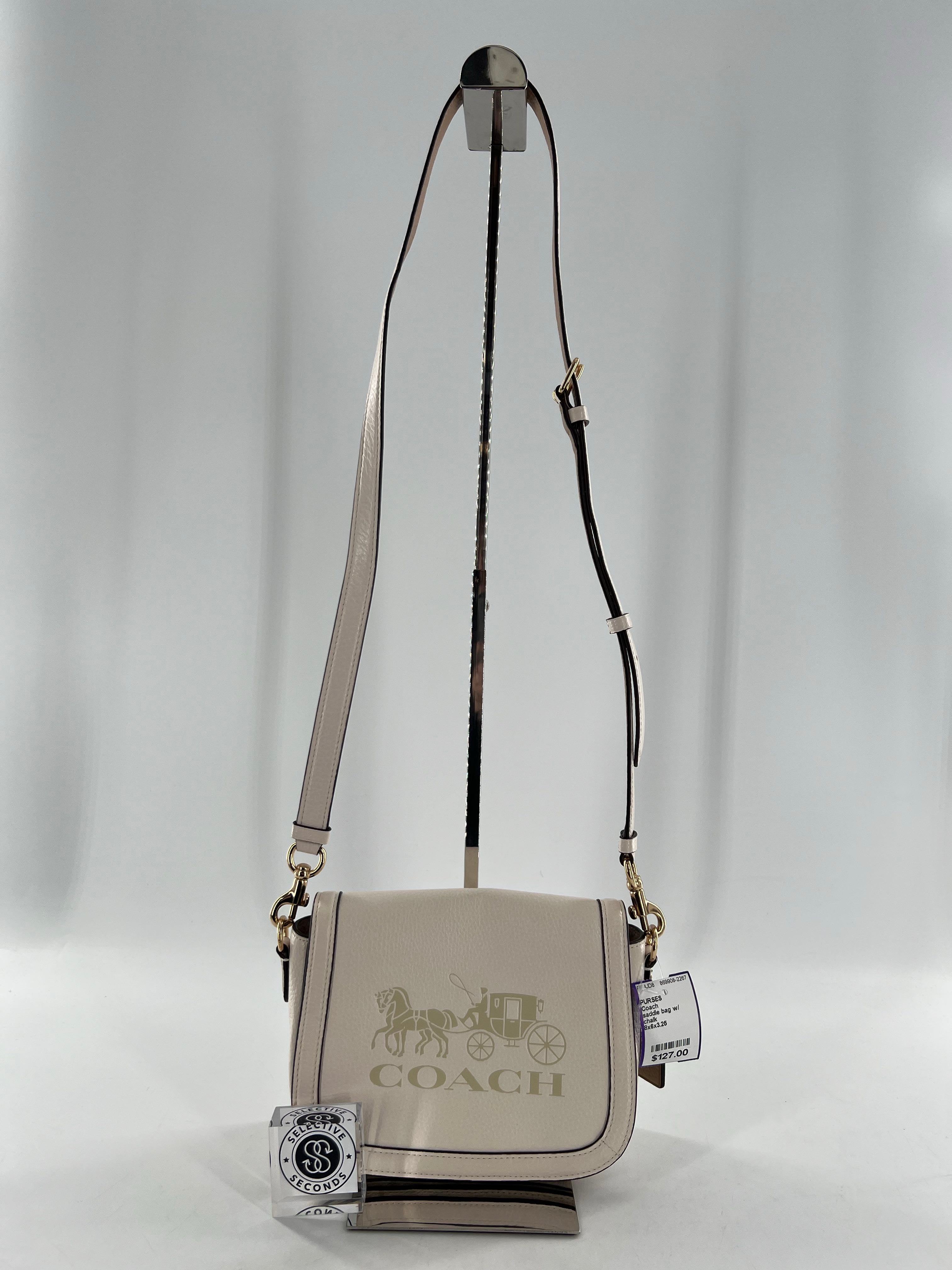 saddle bag w/ horse & carriage