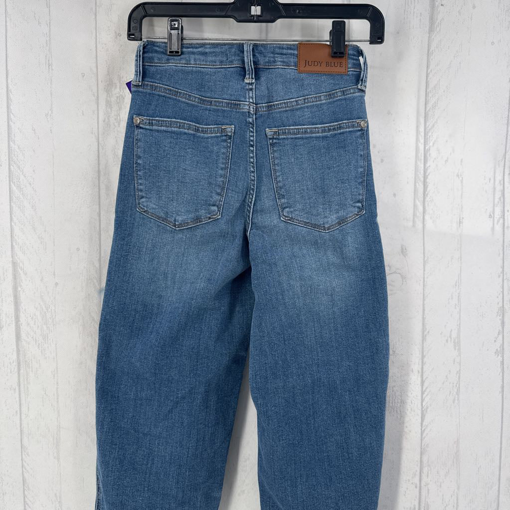 0 wide leg crop jean