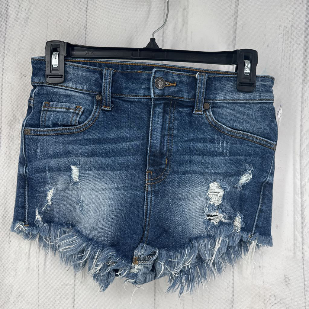 XS hi-rise cutoff jean shorts