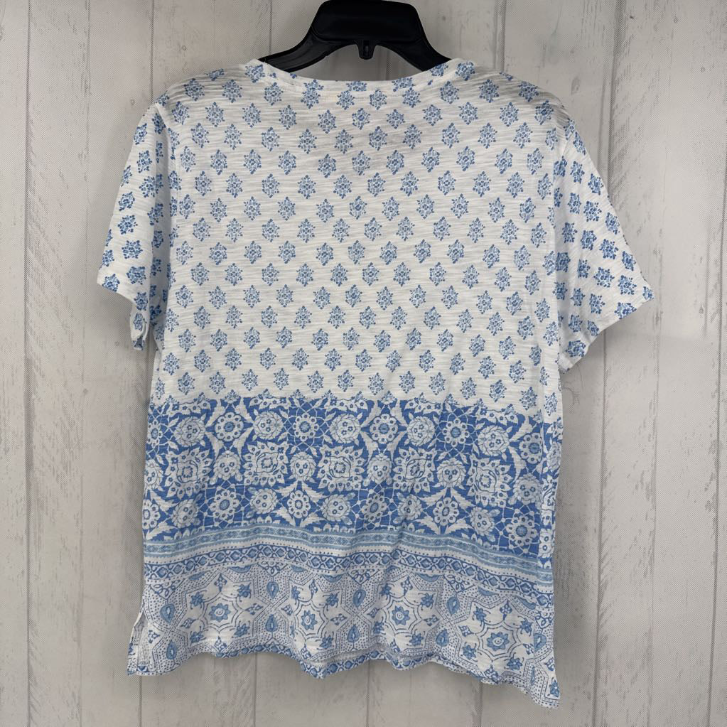 S printed crewneck s/s tee