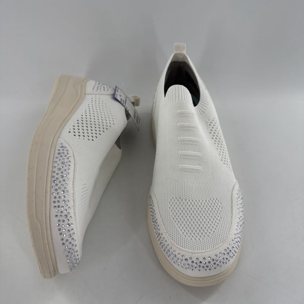 9w embelished knit slip on sneaker