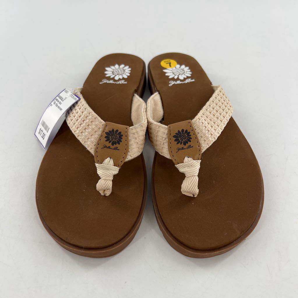 7 flip flop-woven straps