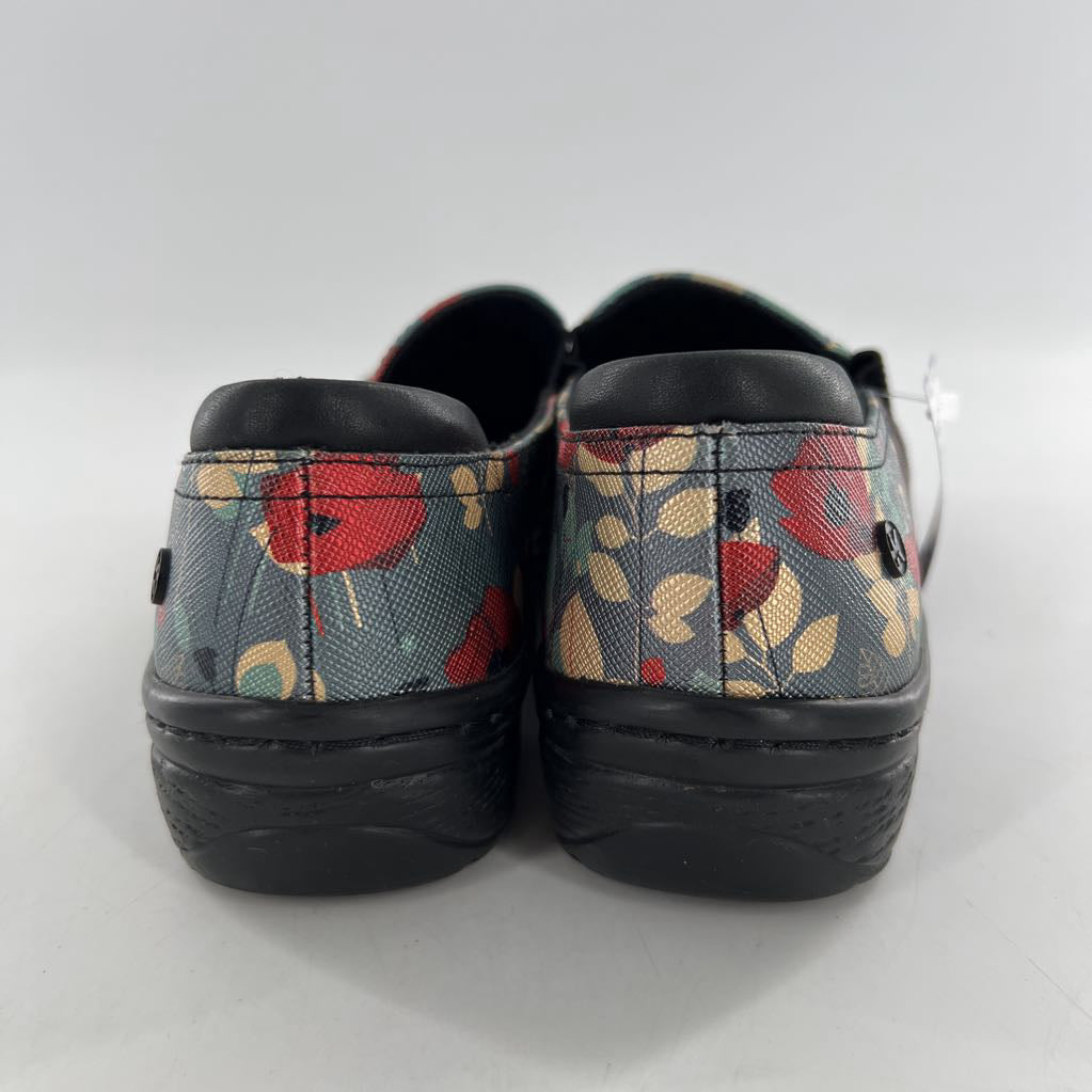 7.5 floral clogs
