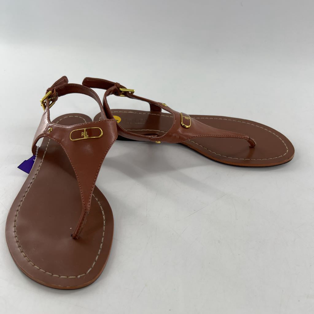 7 leather t-strap sandal
