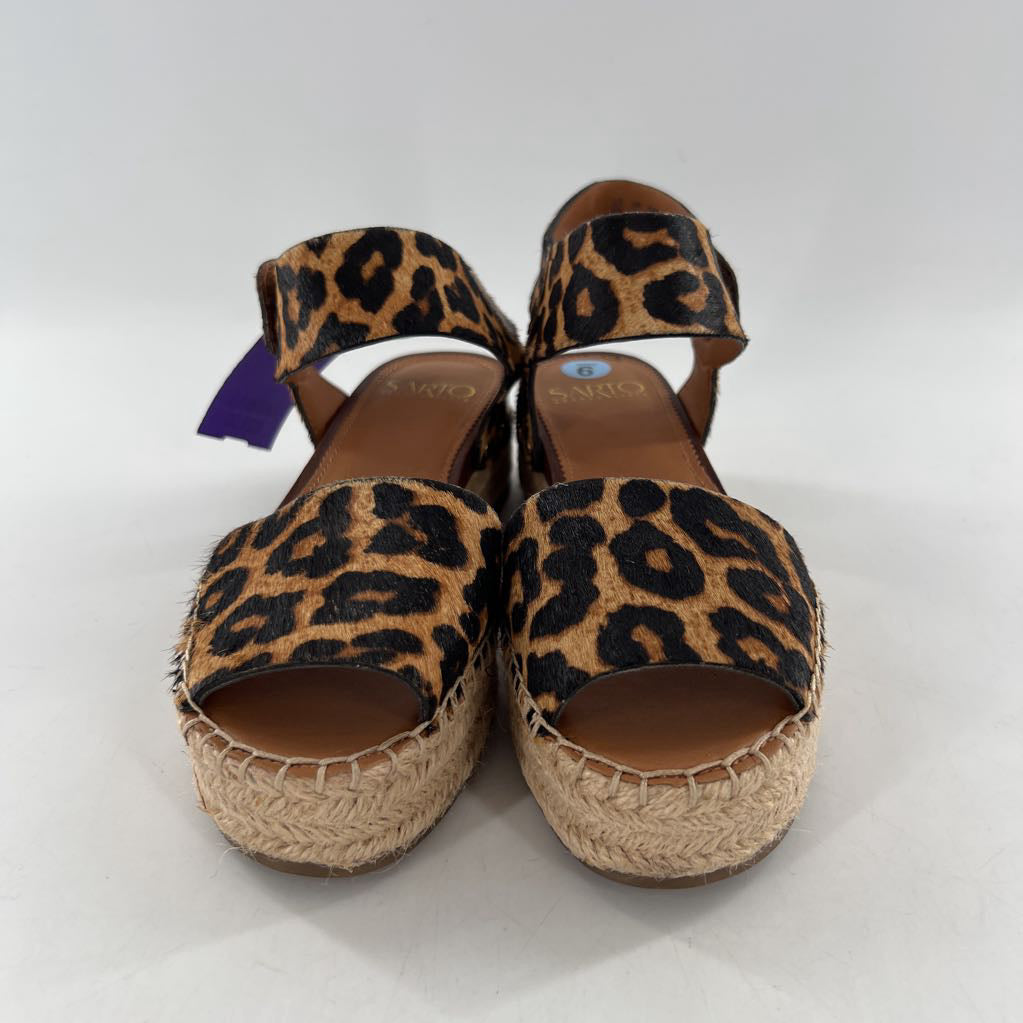6 animal print espadrille sandal