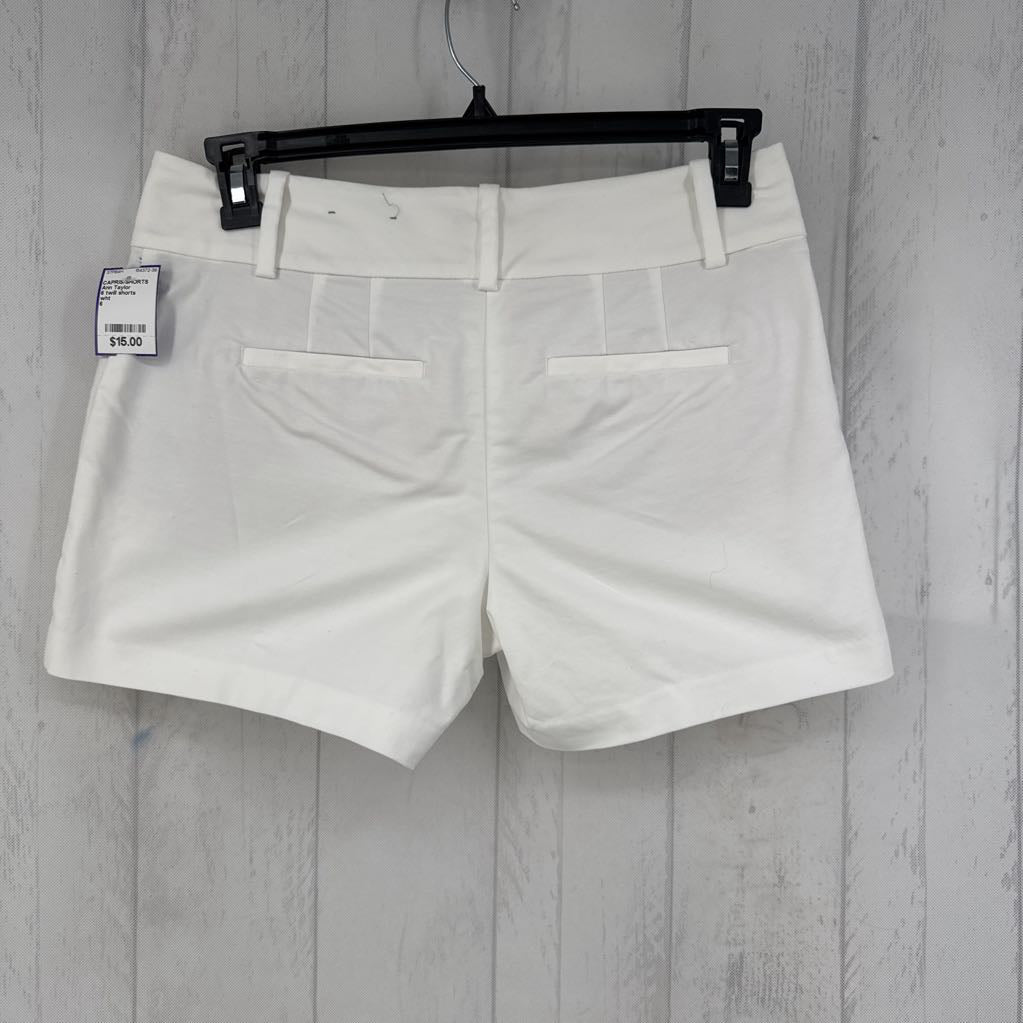 6 twill shorts