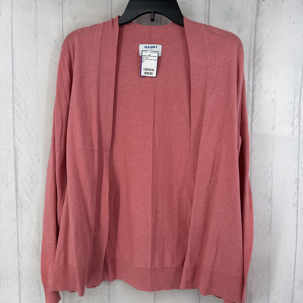 XL open front cardi