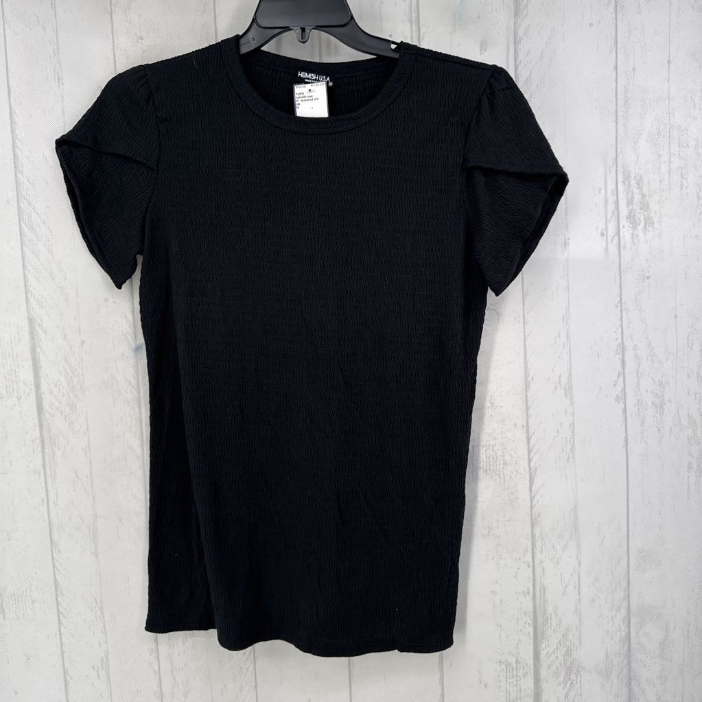 M textured s/s top