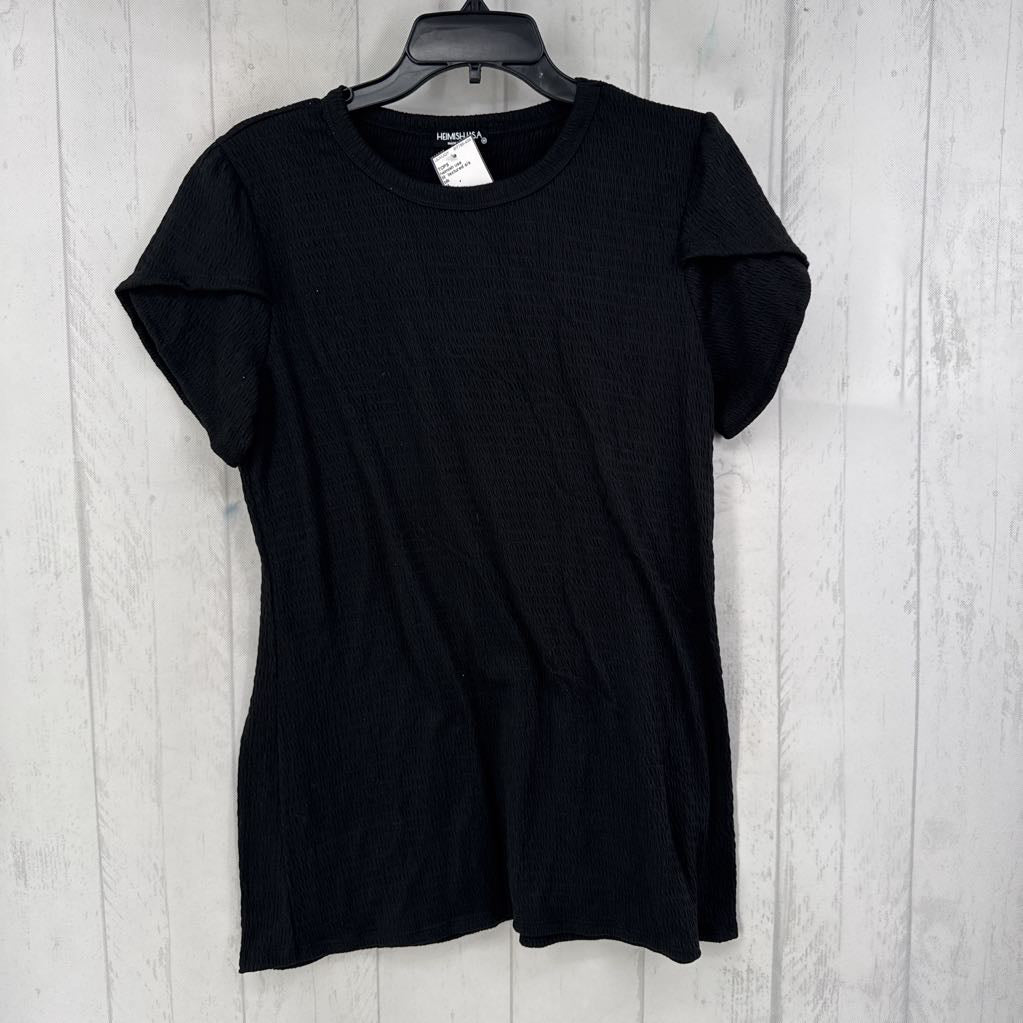 M textured s/s top