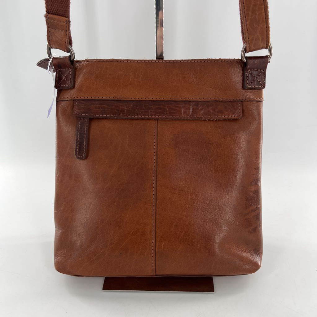 leather front flap crossbody