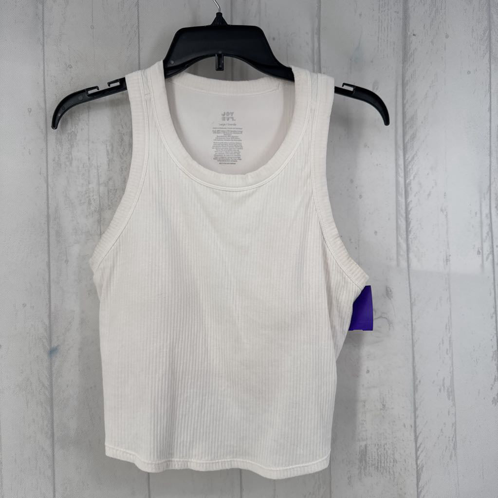 R35 L ribbed crop tank