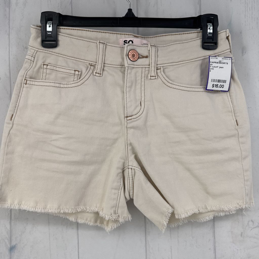 3 cutoff jean shorts