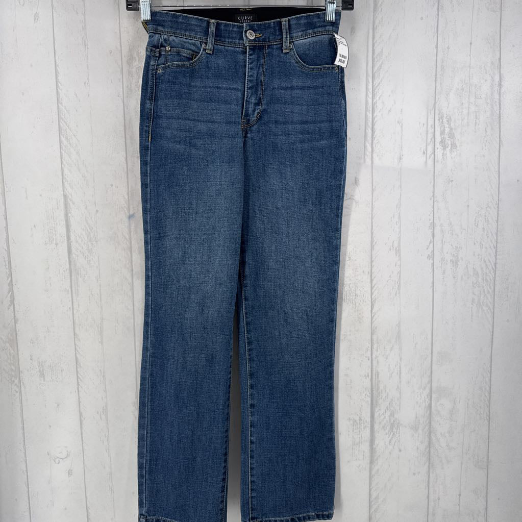 2 high rise straight jeans