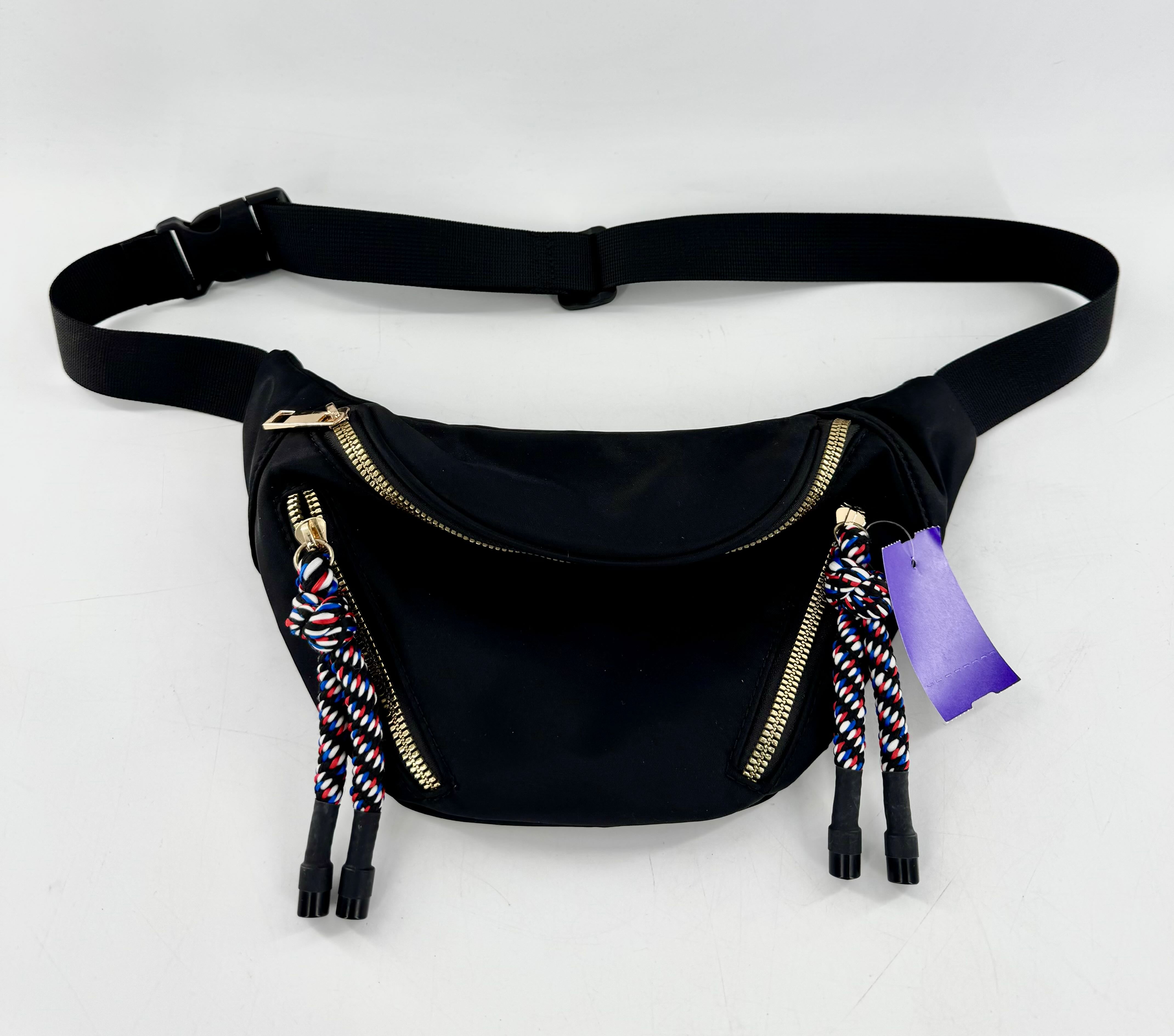 fanny pack w/ zip pockets