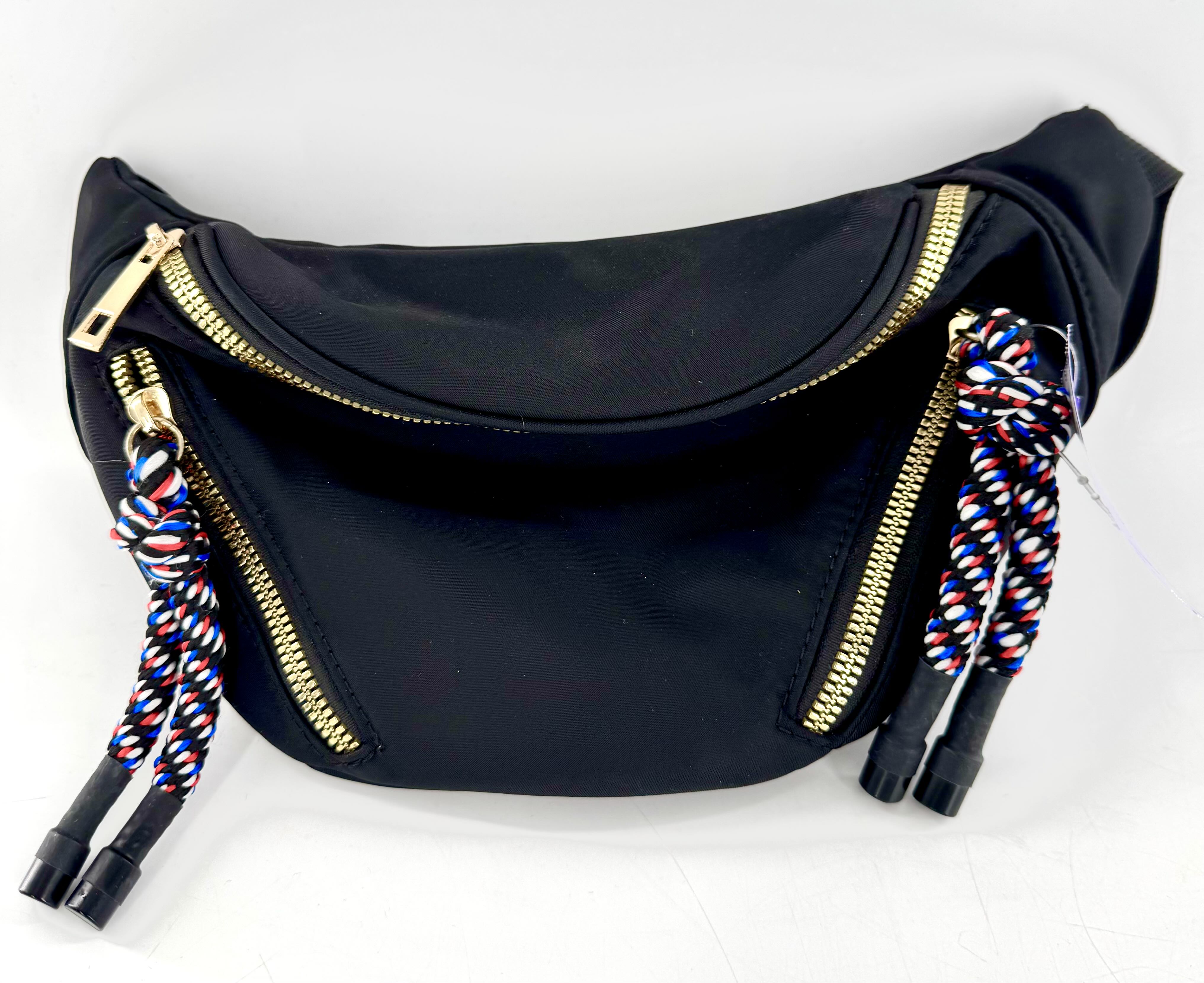 fanny pack w/ zip pockets