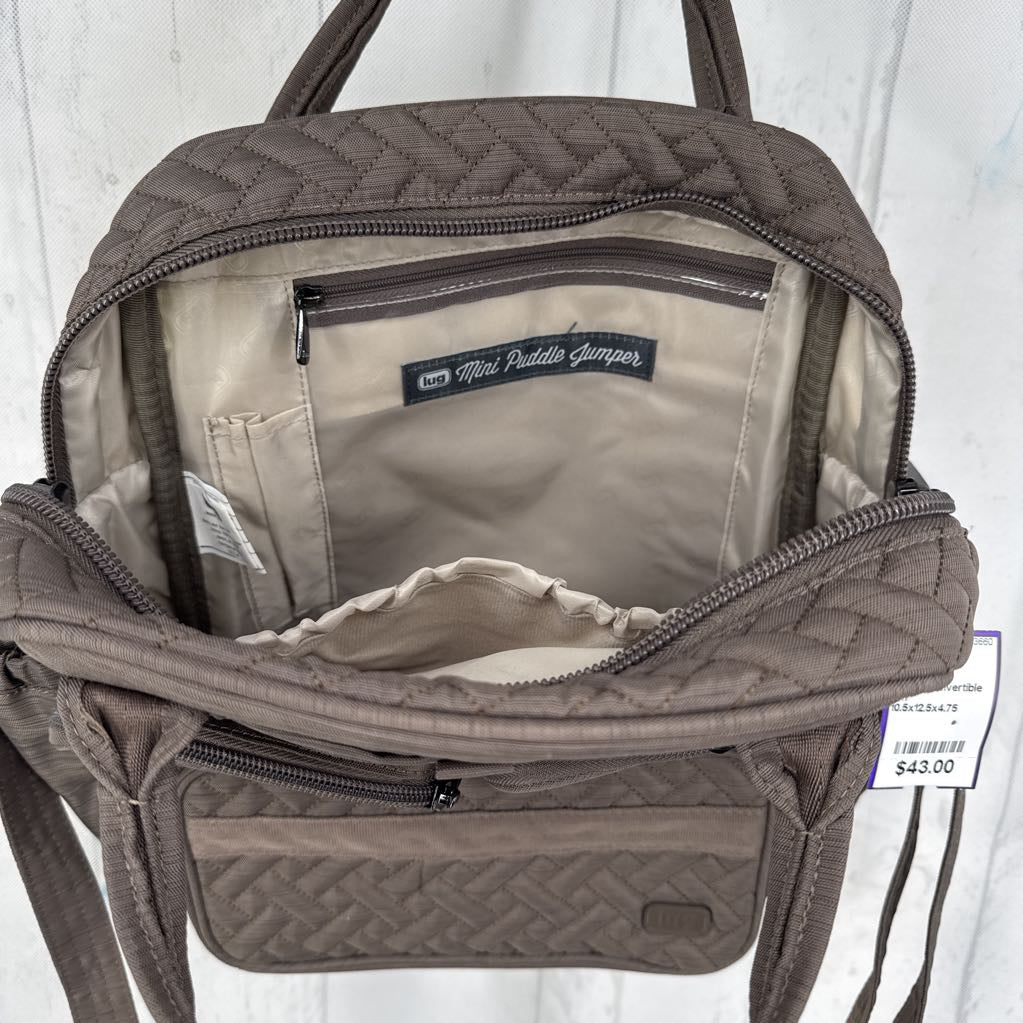 quilted convertible tote bag