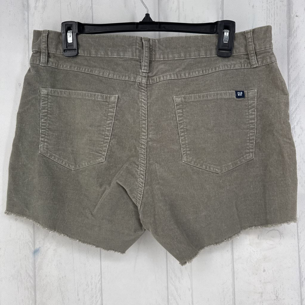 10 corduroy cut-off shorts