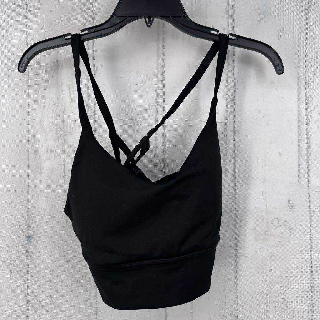 L criss cross back sports bra