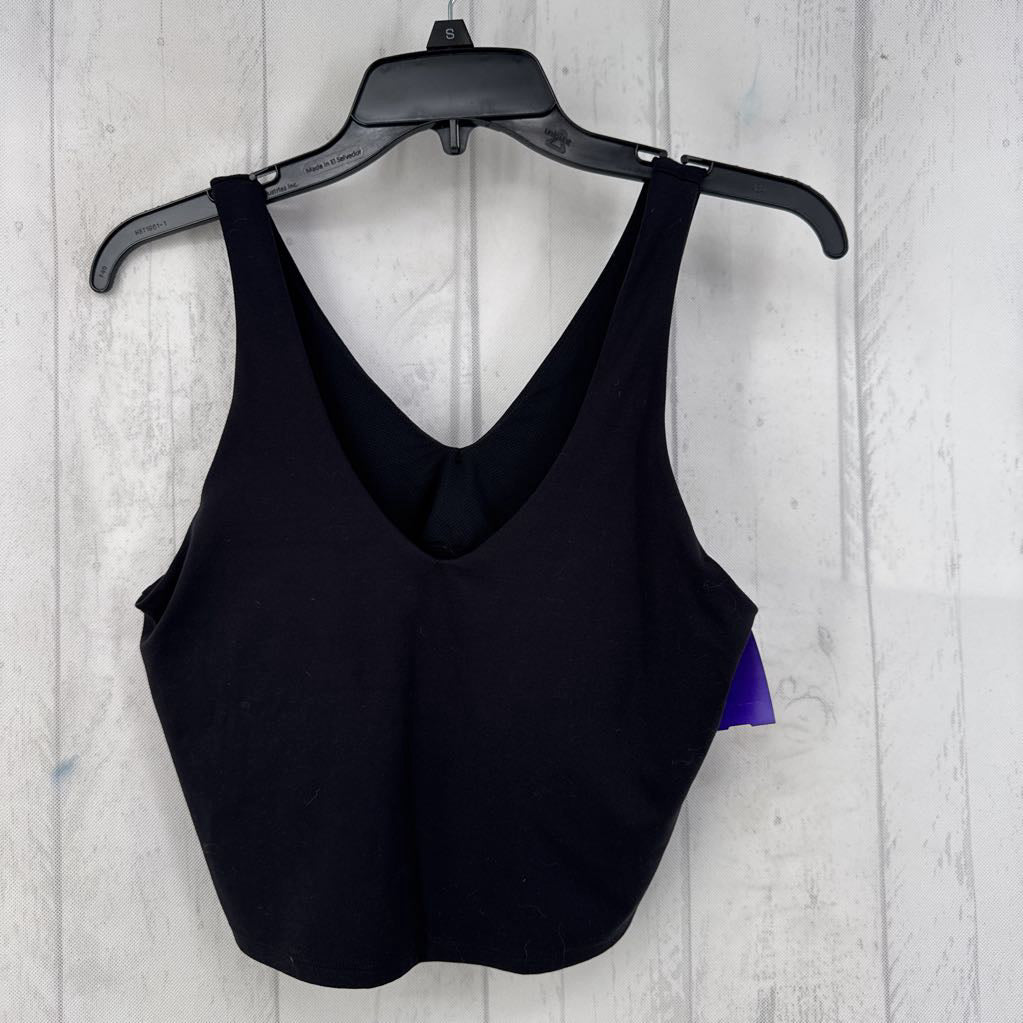 L v-neck crop tank