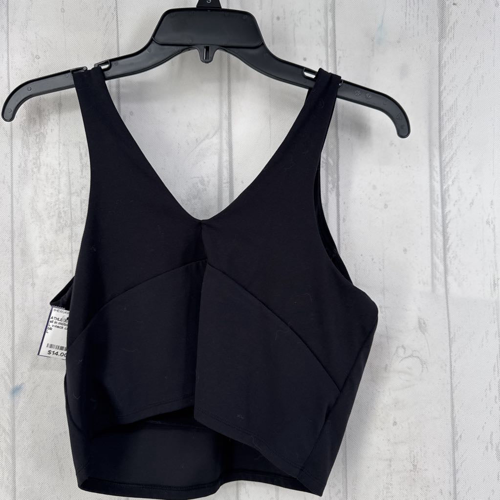 L v-neck crop tank