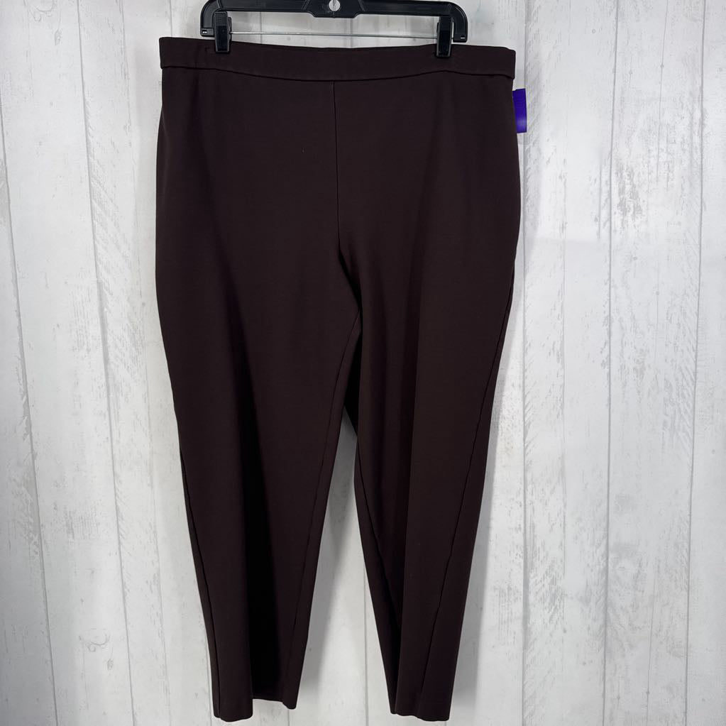 1X pull-on wide leg pant