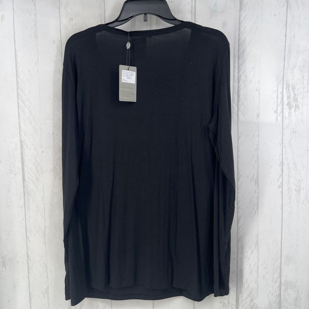 XL scoop neck l/s nursing top