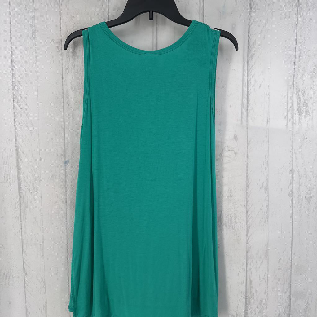 L crewneck tunic tank