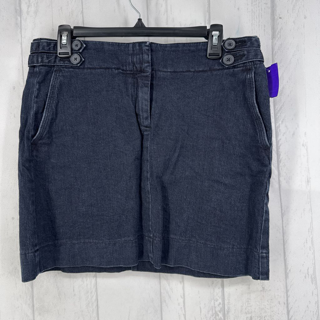 6 denim skirt