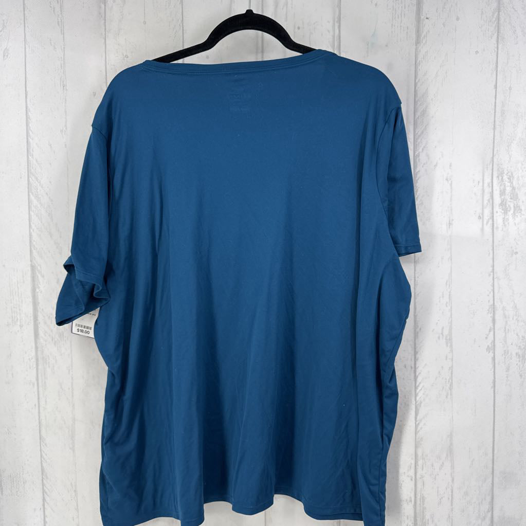 3X scoop neck s/s tee