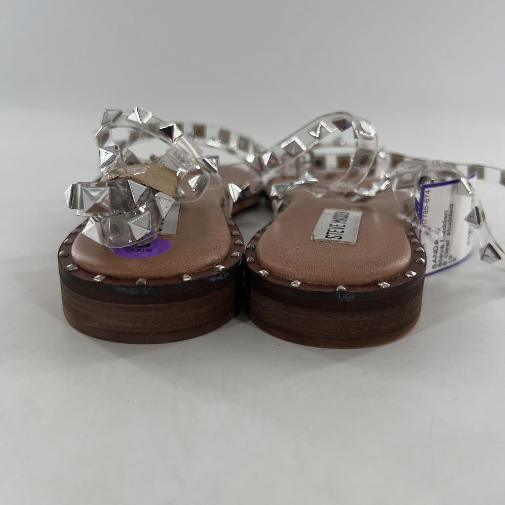 8 clear studded sandal