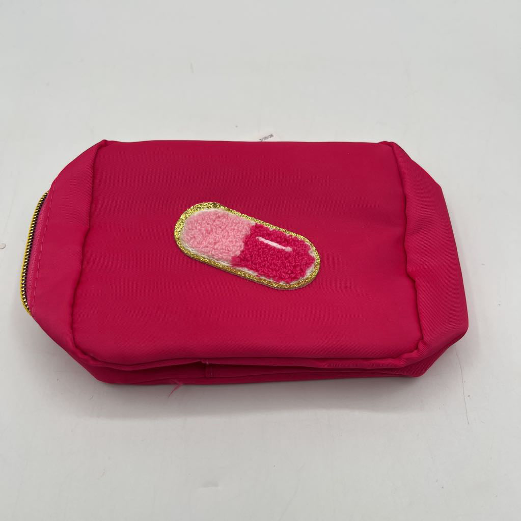 pill chenille patch pouch
