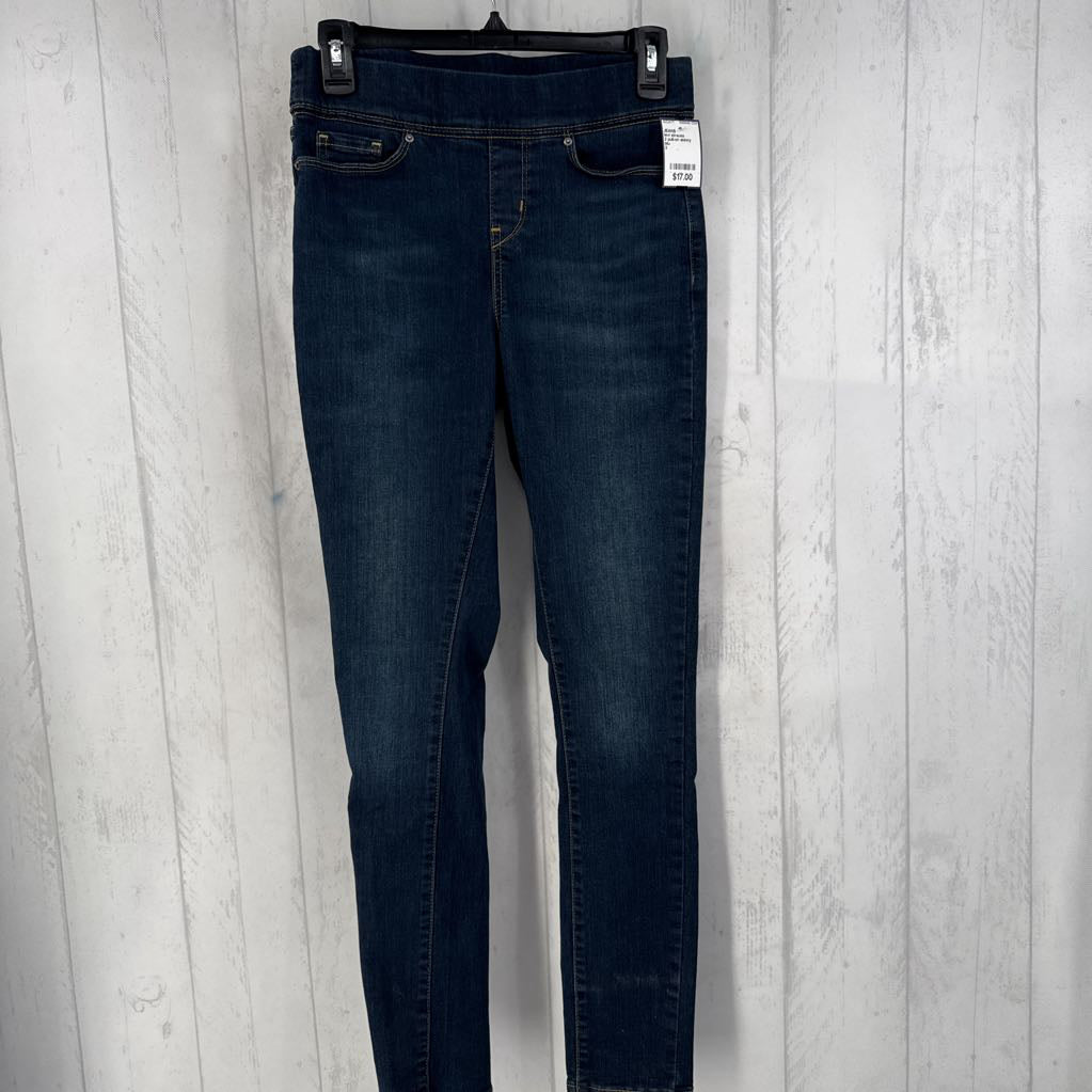 2 pull-on skinny jean