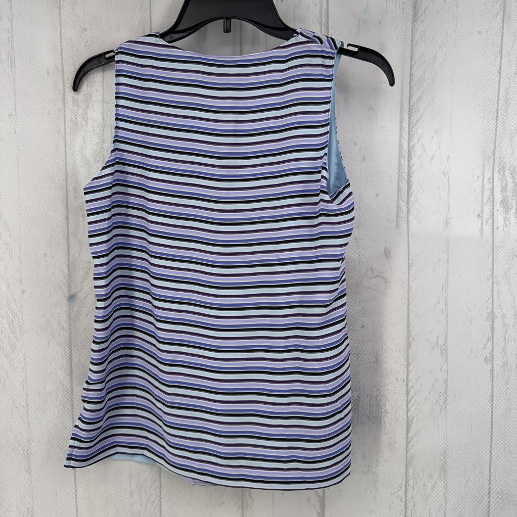 R35 XXS striped v-neck tank