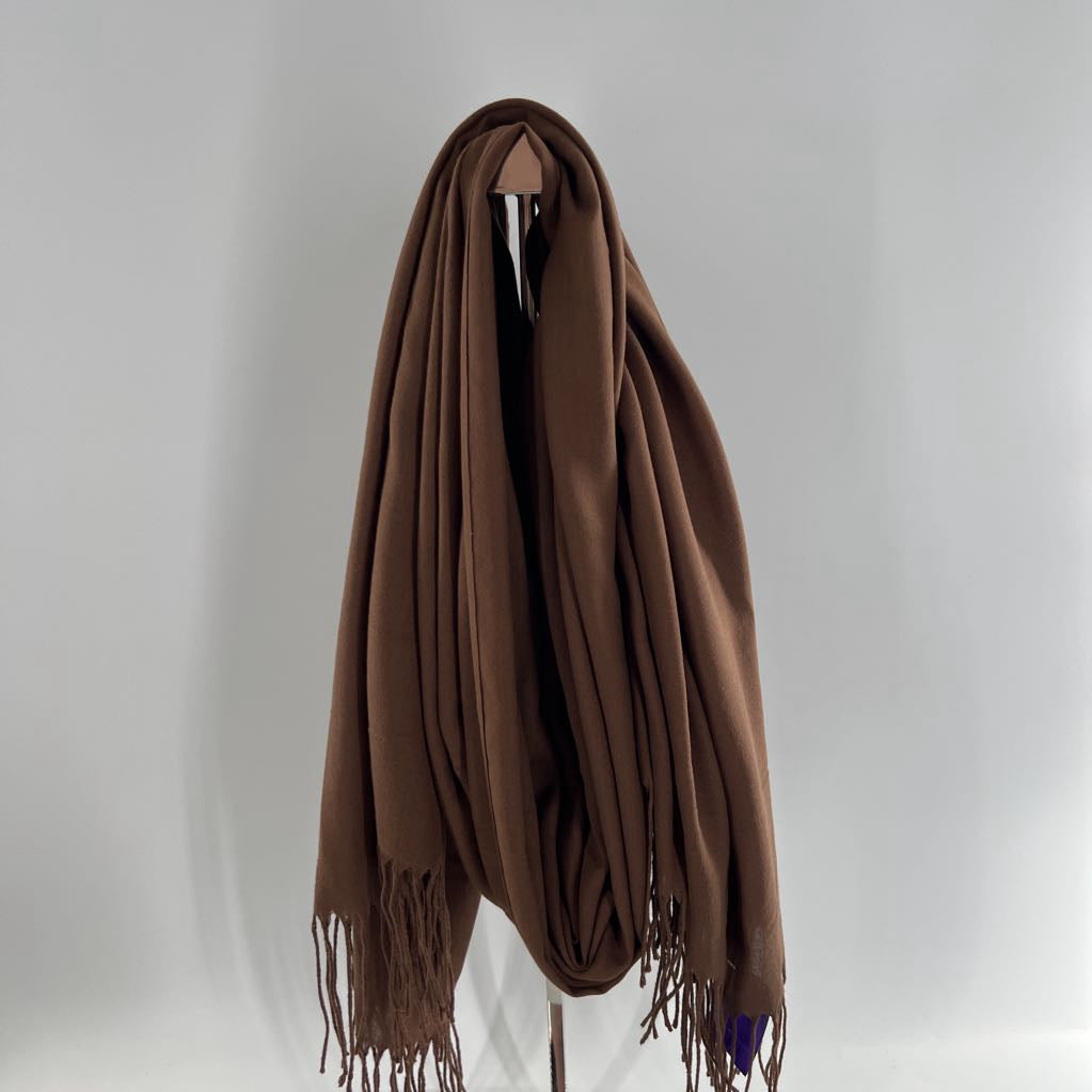 fringe hem scarf