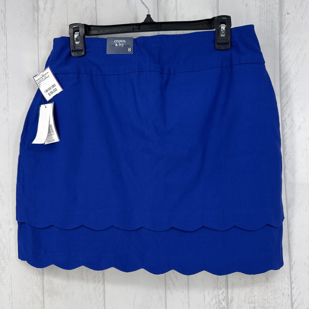 R54 8 scalloped skort