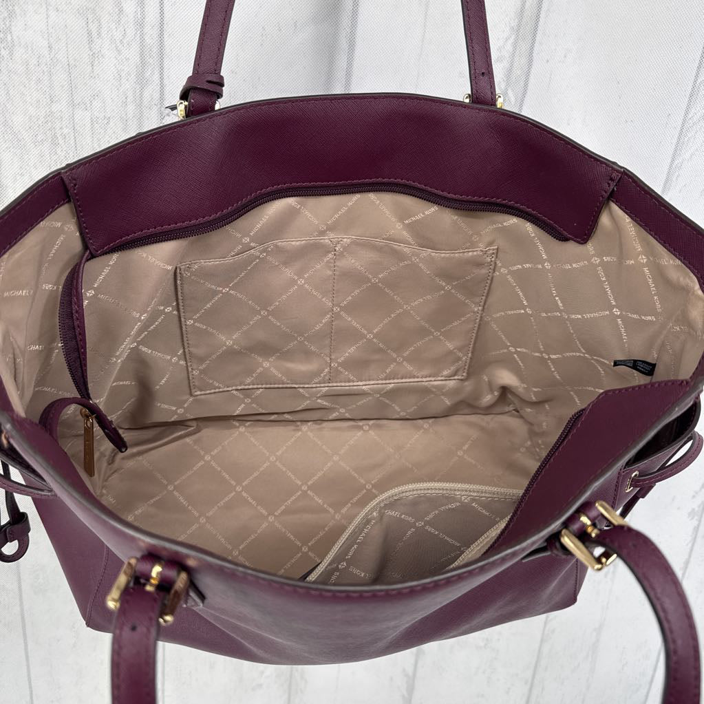 leather drawstring tote