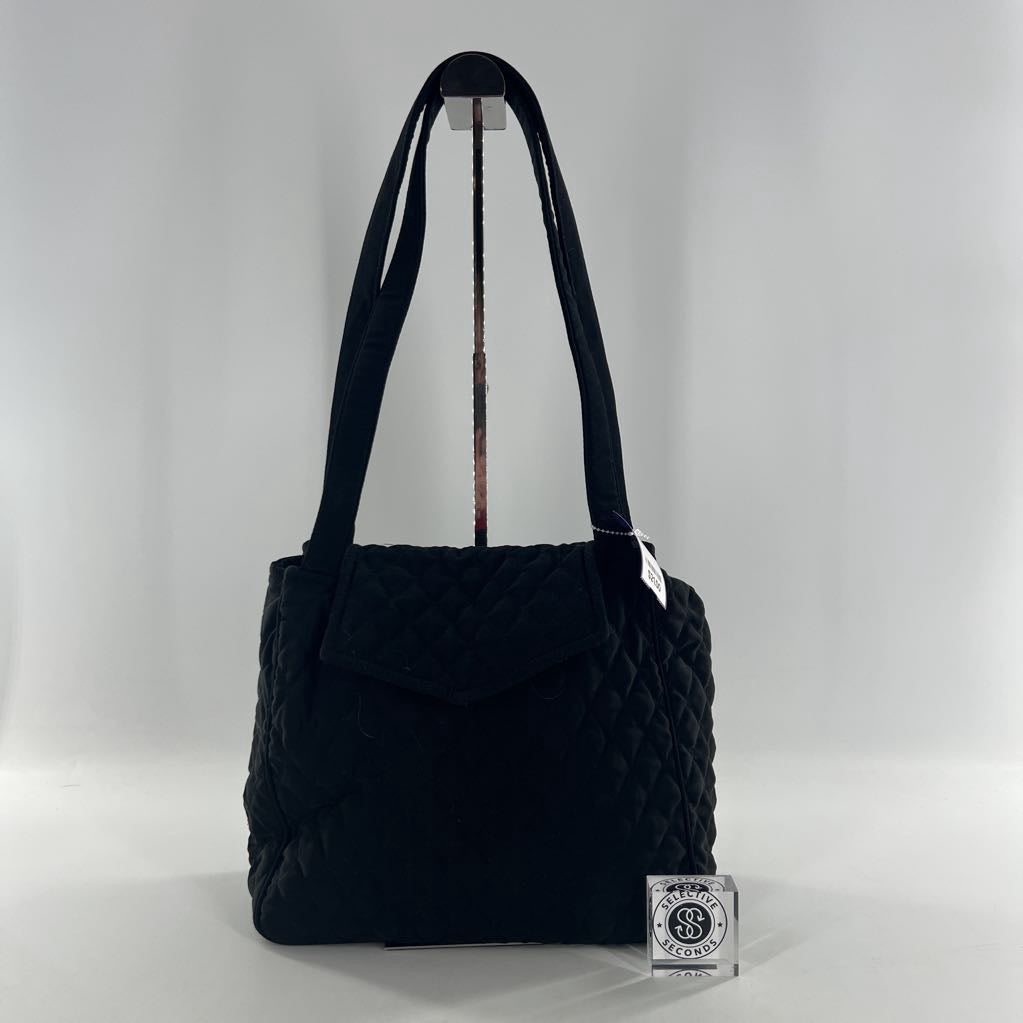 quilted front flap purse