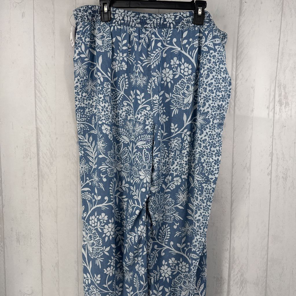 XL flo print wide leg pant