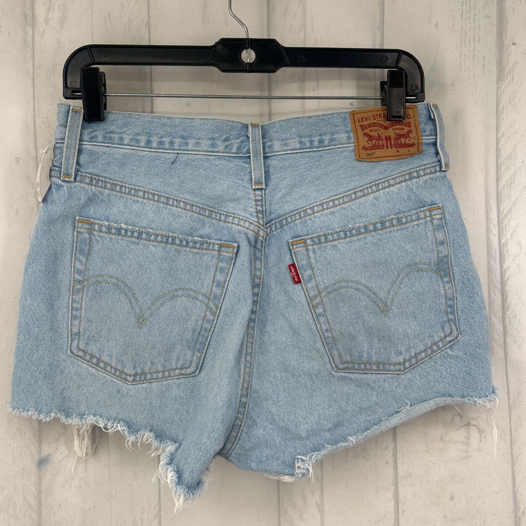 28 hi-rise cut-off jean shorts