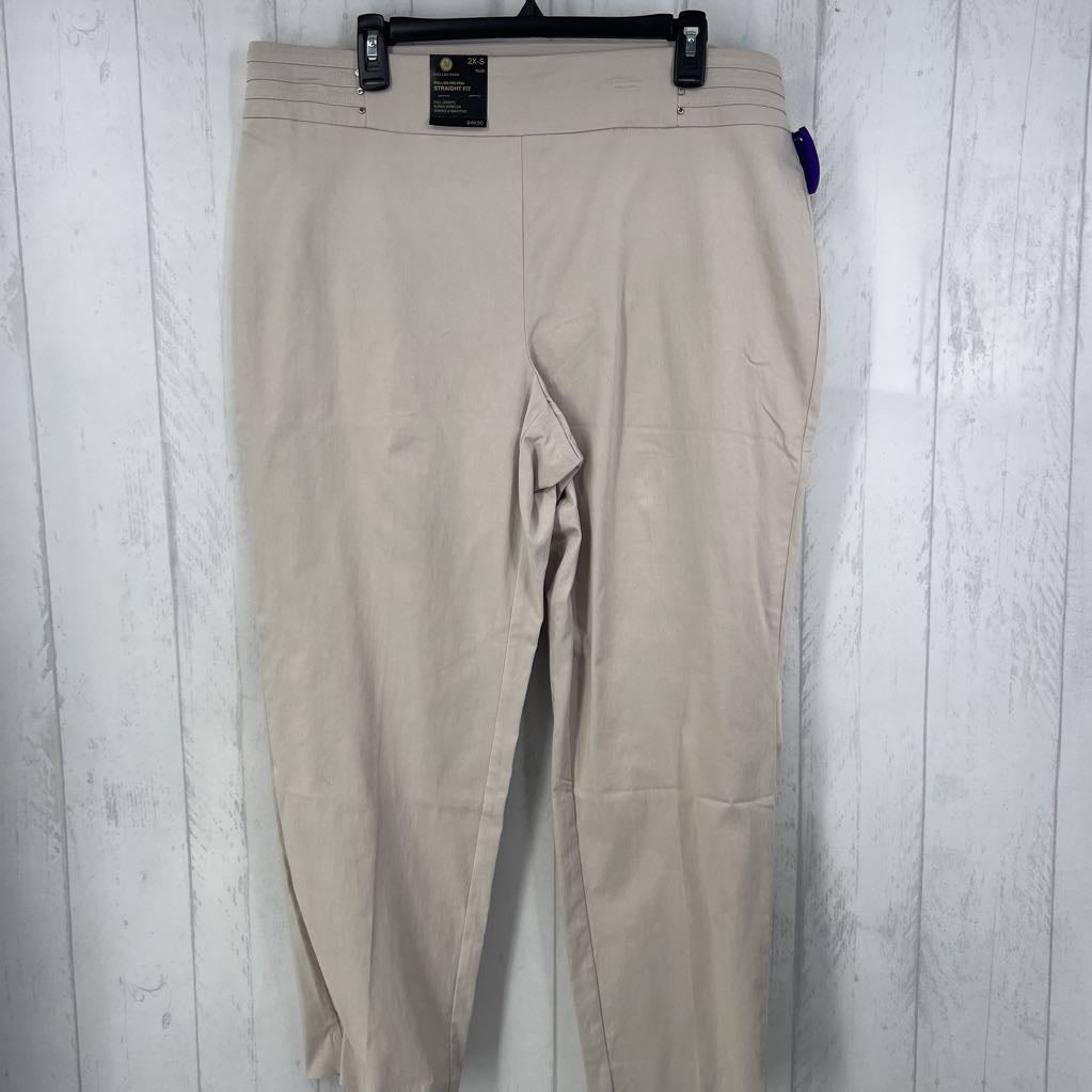 2XS pull-on mid rise pants
