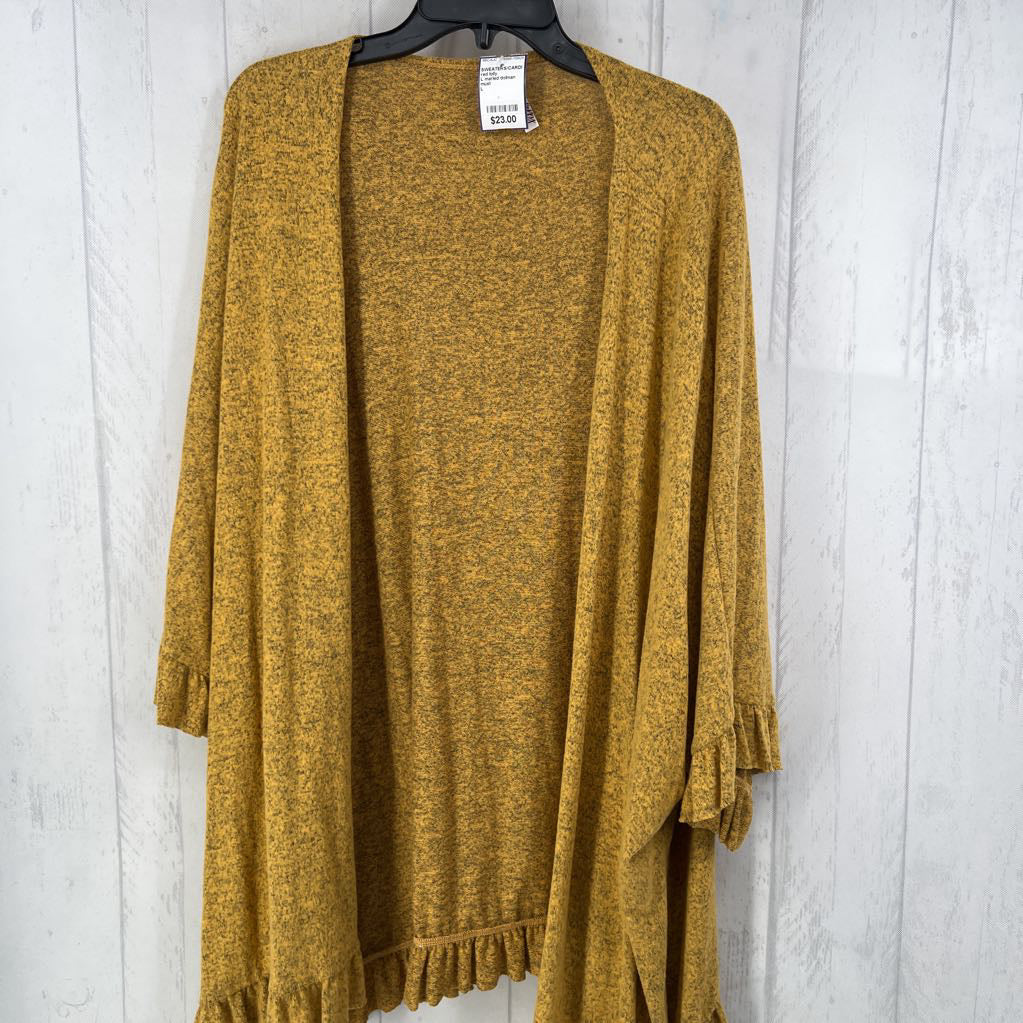 L marled dolman slv cardi
