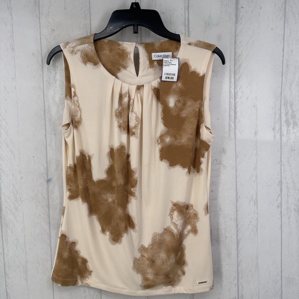 L printed pleated front tank