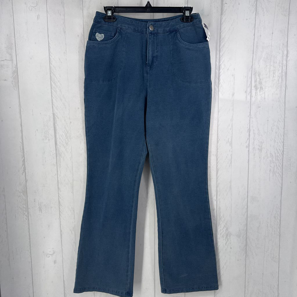 8 stretch knit bootcut denim