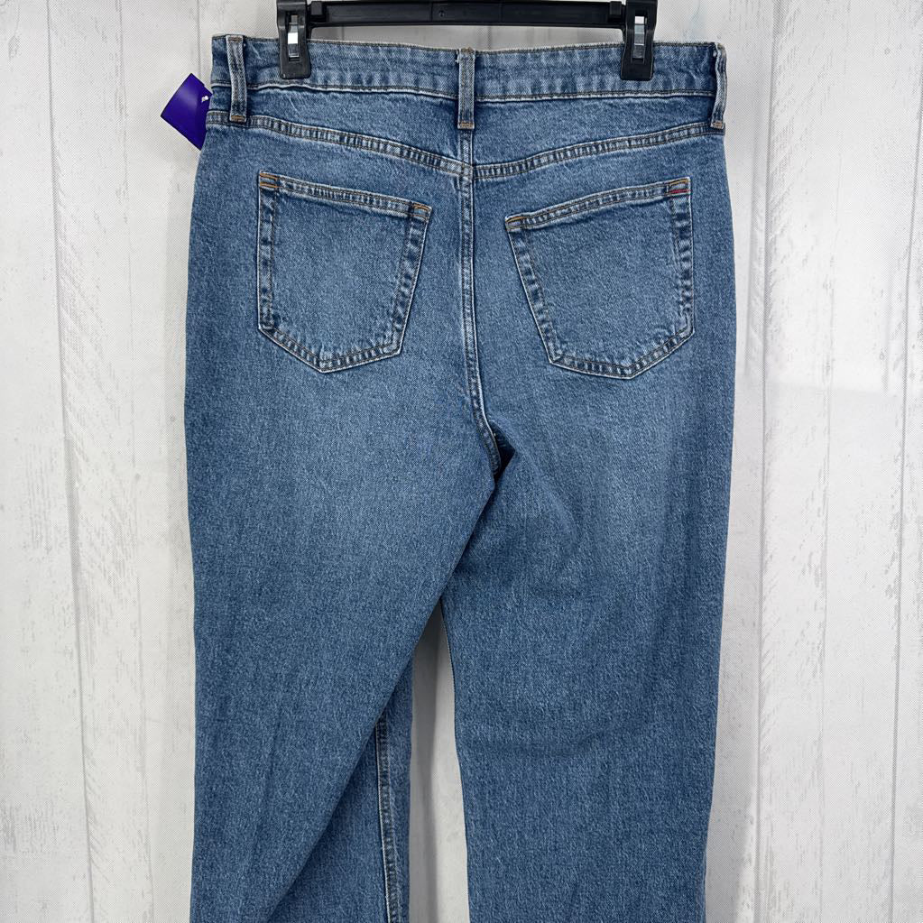 10 hi-rise studded jeans