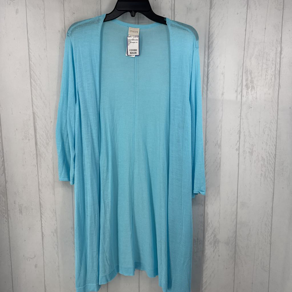 XL lightweight 3/4 slv cardi