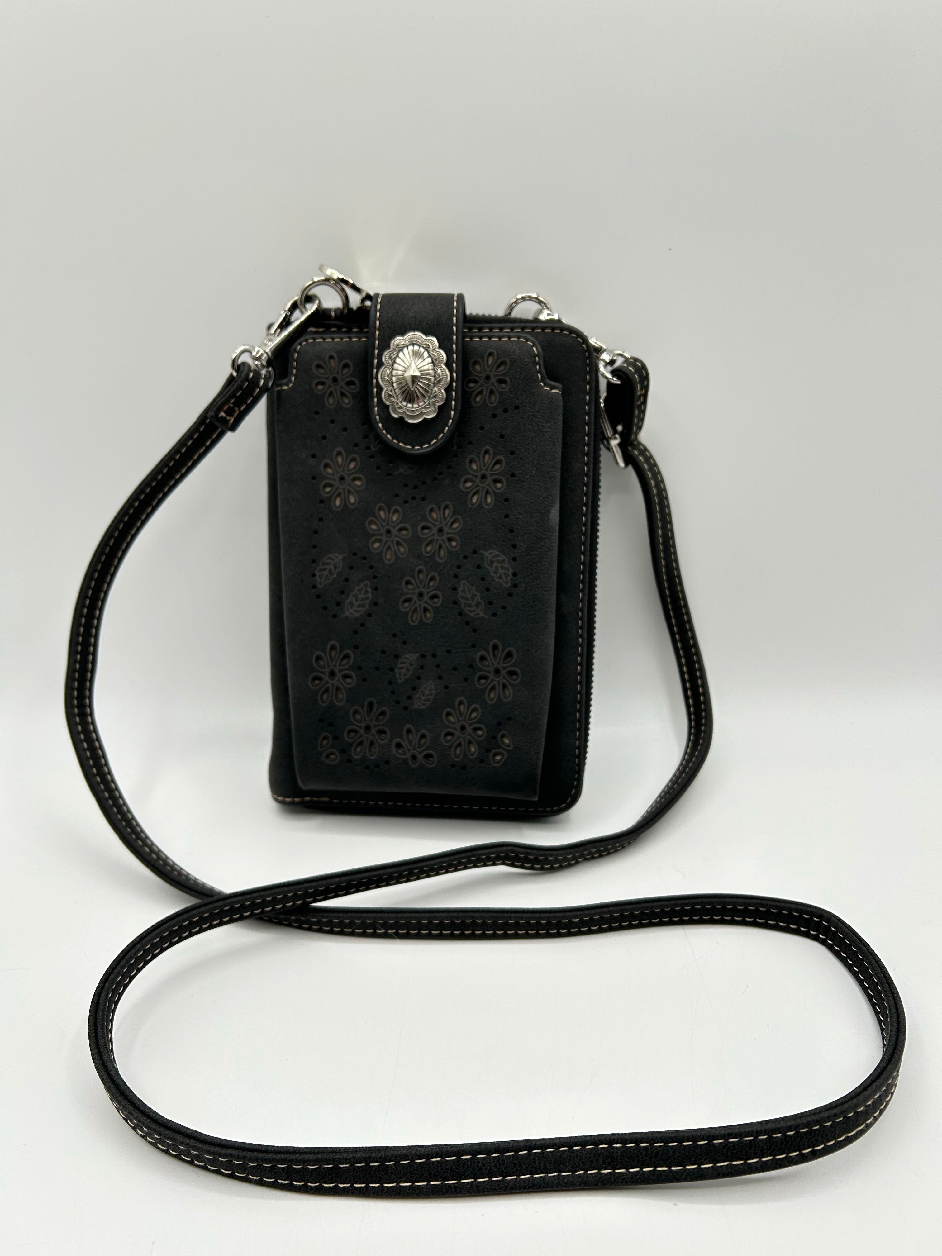 zip around wallet/crossbody