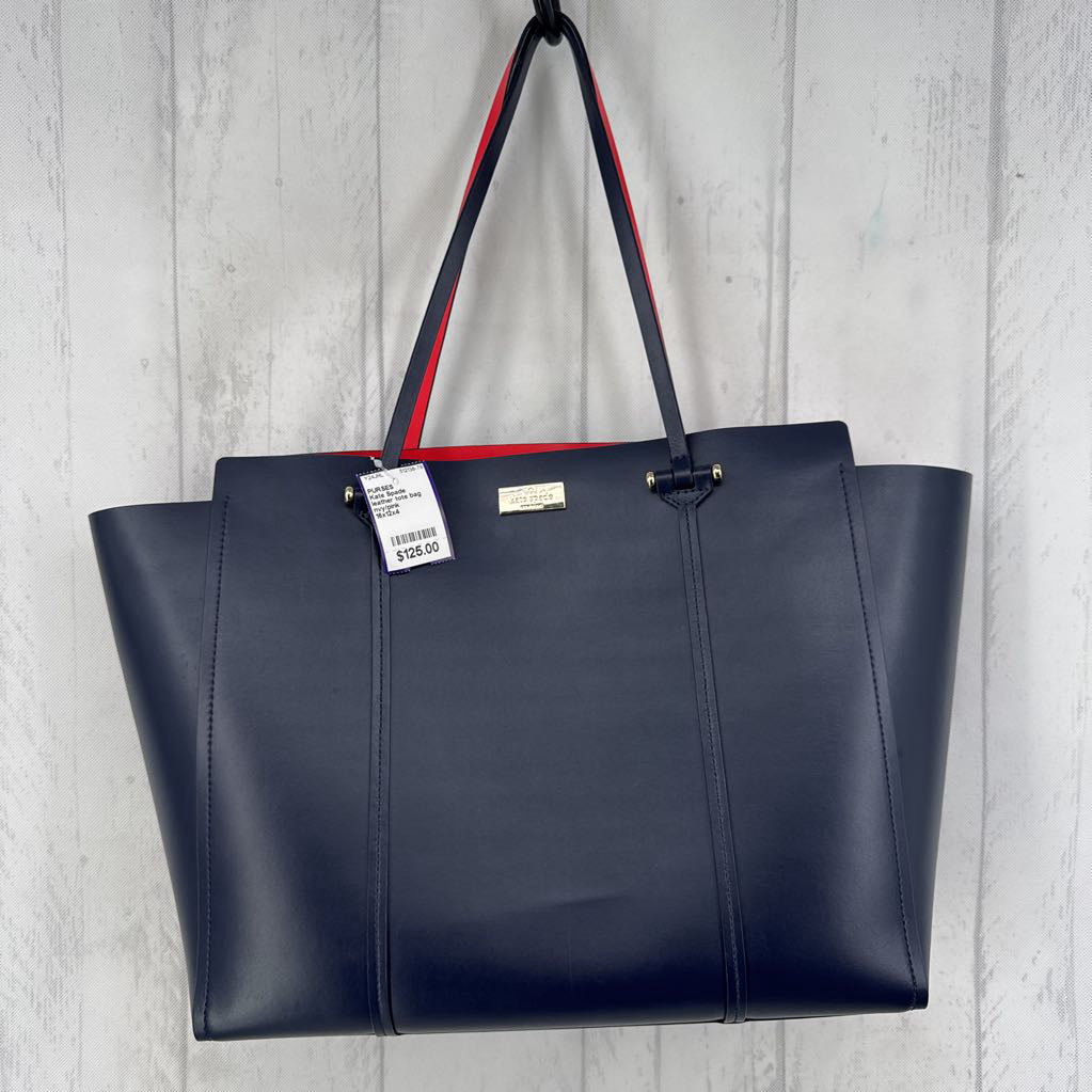 leather tote bag