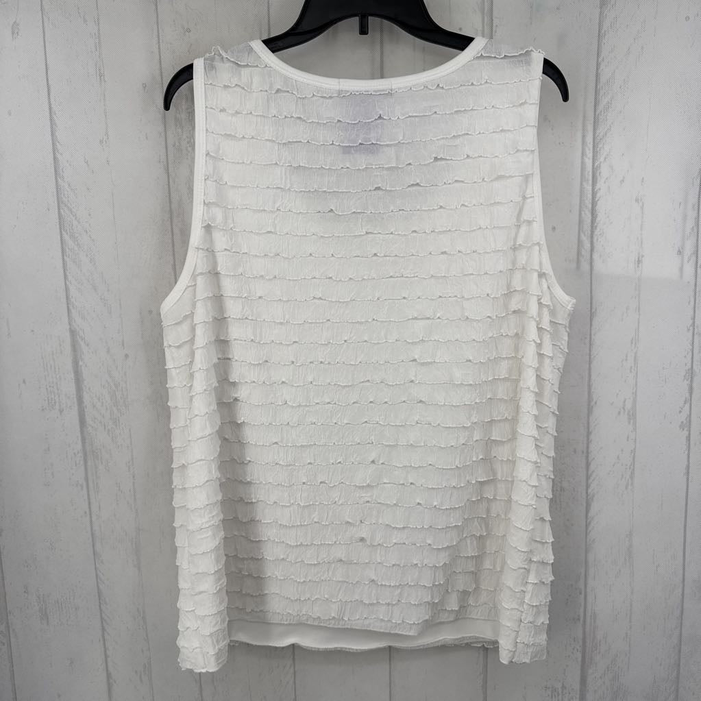 XL ruffled tank