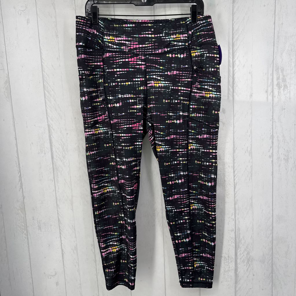 1X colorful hi-rise leggings